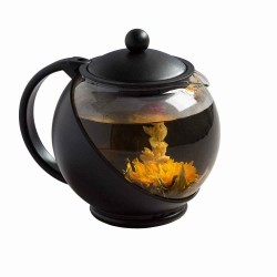 Half-Moon Glass Teapots 