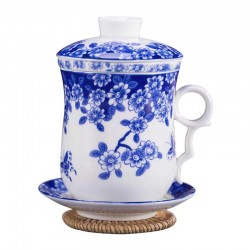 Blue And White Porcelain Chinese Tea Cup
