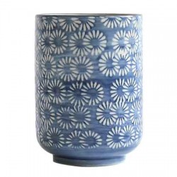 Blue Pattern Japanese Tea Cup