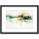 HwaGui Abstract Meadow Watercolors, Nature Wall Art, Watercolor Painting Print, Aquarelle Wall Hanging, Landscape Art Print, Home Decor, Forest Art