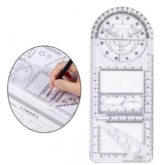 HwaGui Multifunctional Drawing Rule, Angle And Circle Manufacturer Drawing