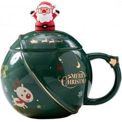 Ceramic Planet Mug - Christmas Green 450ML/15OZ