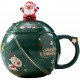 Ceramic Planet Mug - Christmas Green 450ML/15OZ