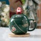 Ceramic Planet Mug - Christmas Green 450ML/15OZ