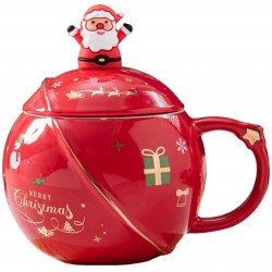 Ceramic Planet Mug - Christmas Red  450ML/15OZ
