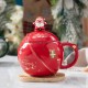 Ceramic Planet Mug - Christmas Red  450ML/15OZ