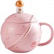 Cute Astronaut Mug With Lid And Spoon, Kawaii Cup Novelty Mug For Coffee, Tea And Milk, Mug Gift Pink 450ml/15oz