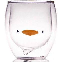 Double Wall Glass Cup - Duck Model 250ML/8.4OZ