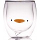 Double Wall Glass Cup - Duck Model 250ML/8.4OZ