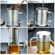 450ml Infuser Glass Tea Cup