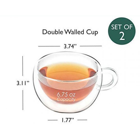 Double Walled Insulated Cup (2 Pieces)
