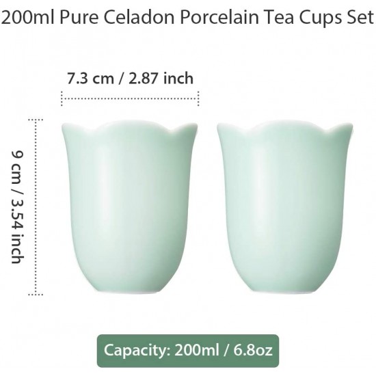 Celadon Kungfu Tea Cup 6.8oz