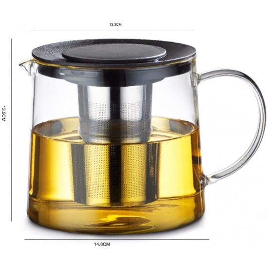 Glass Teapot with Filter 1.5L