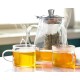 950ml Glass Teapot Set With 4 Tea Cups