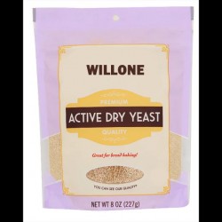 WILLONE Dry Yeast - Superior Bread Yeast for Artisan Bread, Bagels, Pizza Crusts, Pretzels, Sweet Dough,5gram
