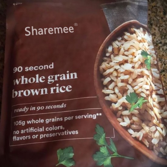 Sharemee Instant Rice for Quick Dinner Meals  Cooks in  Minutes No Artificial Flavors, No Preservatives