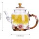 Flower Glass Kung Fu Tea Pot