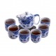 Blue and White Porcelain Tea Set for Kungfu