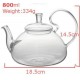 Heat-Resistant Glass Teapot 800ml