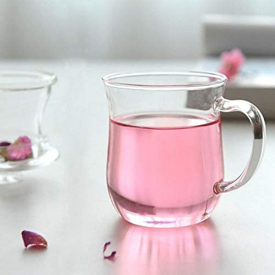 Clear Glass Tea Cup 400ml