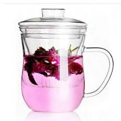 Clear Glass Tea Cup 400ml