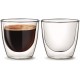 Double Wall Thermo Insulated Glass Set of 2