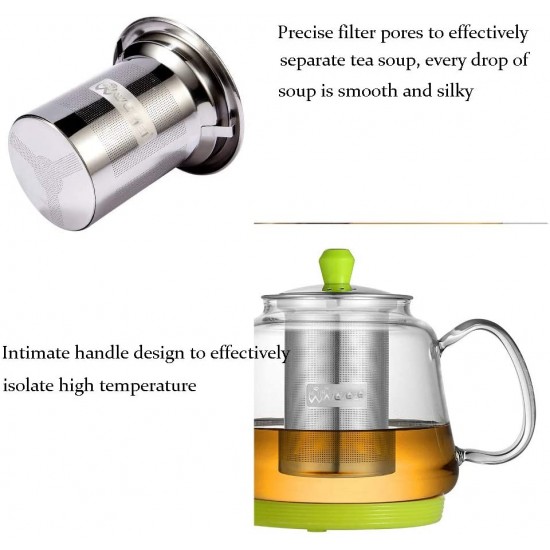 Stainless Steel Loose Leaf Teapot 