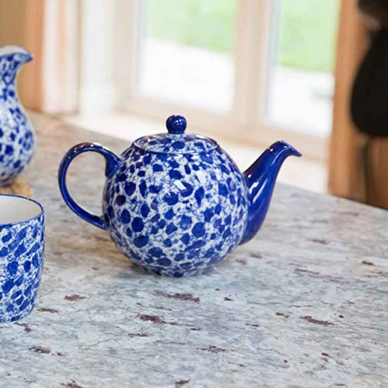 Pottery Splash Globe Teapot 