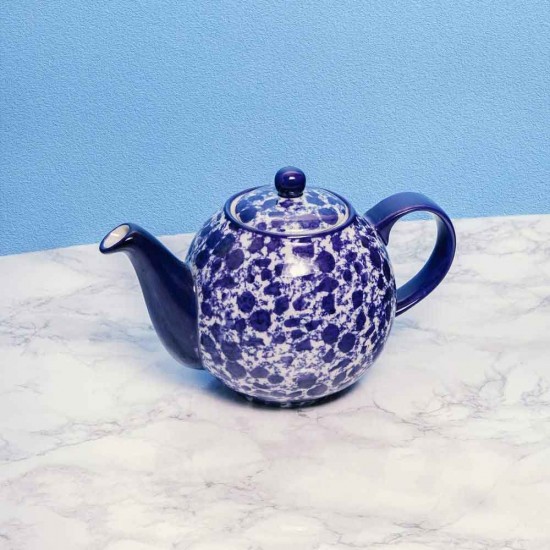 Pottery Splash Globe Teapot 