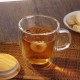 Double Walled Glass Cup with Lid