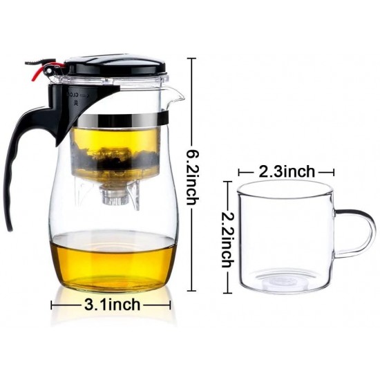 Flower Tea Coffee Pot 1000ml