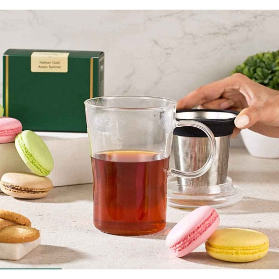 Glass Tea Cup with Infuser