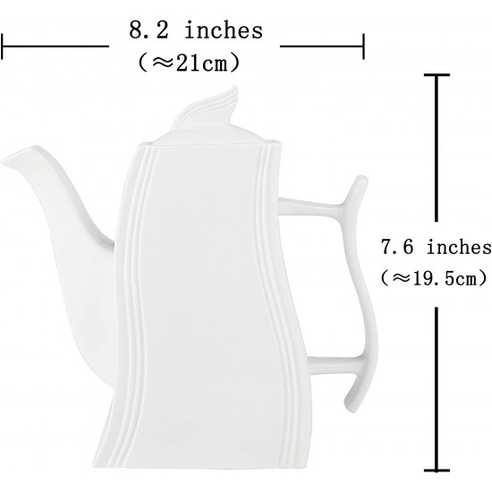 White Porcelain Teapot