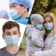 5Pcs Disposable Three-Layer Masks Blue