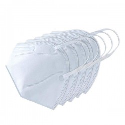 Resuable White N95 Mouth Mask 5Pcs