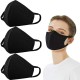 3Pcs Fashsion Cotton Face Masks For Dust At Outdoor