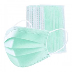 5Pcs Disposable Three-Layer Masks Green