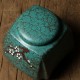 Vintage Style Plum Flower Pattern Ceramic Tea Canister 