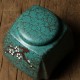 Vintage Style Plum Flower Pattern Ceramic Tea Canister 