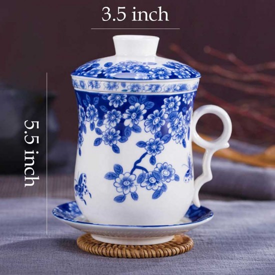 Blue And White Porcelain Chinese Tea Cup