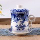 Blue And White Porcelain Chinese Tea Cup