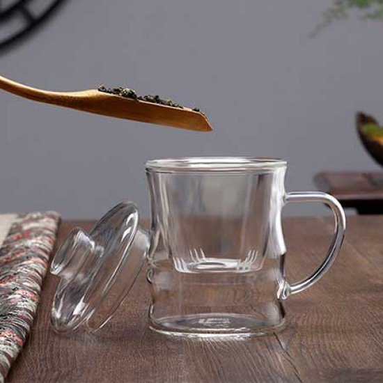 Glass Tea Cups With Infuser 400ml/14.0oz