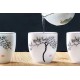 Chinese White Ceramic Gongfu Teacups Of 4