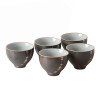 Handmade Ceramic Gongfu Teacups Of 5