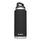 Black Stainless Steel Water Bottle With Tripehaul Cap 36oz