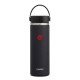 Black Wide Mouth Stainless Steel Water Bottle With Leak Proof Flex Cap 20oz