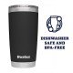HwaGui Black Stainless Steel Vacuum Insulated Tumbler With Magslider Lid 20oz