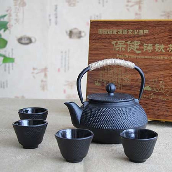 High Grade Japanese Cast Iron Tea Set Gift