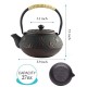 Red Maple Cast Iron Teapot Set Gift