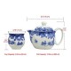 Chinese Blue And White Ceramic Tea Set